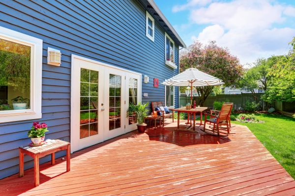 Blue Siding Installation in Vacaville